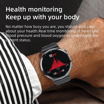 LIGE 2021 Nou ceas Inteligent Bărbați IP68 impermeabil ceas sport Multiple moduri de ritm cardiac Prognoza meteo Bluetooth Bărbați ceas Inteligent