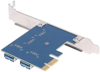 5/10buc PCI-E Adapter 1 4 PCI-Express Slot 1x la 16x USB 3.0 Miniere Speciale Riser Card PCIe Converter pentru BTC Miner Minier