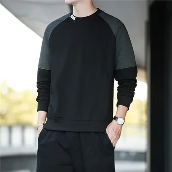 WS23 de îmbrăcăminte de Primăvară 2021 primăvară pulover barbati bărbați Pulover guler rotund tendință maneca lunga t-corpul T-neck moda cămașă de bază
