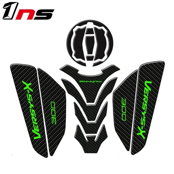 Pentru Kawasaki Ninja Z650 Z900 Versys X300 Accesorii pentru Motociclete 3D Fibre Seturi de Autocolant Rezervor Decal Protector Pad Set