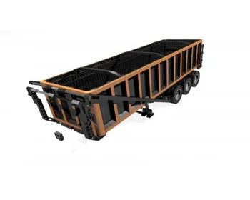 Tehnologia MOC-4533-un camion cu auto-descărcare trailer poate fi ridicat și de la distanță jucărie asamblate baiat cadou de ziua de nastere