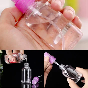 100ml Sticle Returnabile de Călătorie de Plastic Transparent de Sticla de Parfum Pulverizator Gol Mic Sticla cu Pulverizator toxice gratuit și în condiții de siguranță