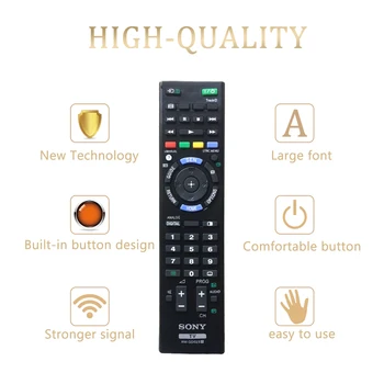 ABS Piese de Control de la Distanță cu Baterii Accesorii Smart TV Înlocuirea Comutatorului Practice Electronice Digitale Pentru SONY RM ED053