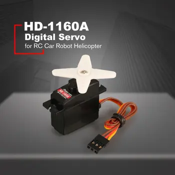Putere HD HD-1160A 3 kg Cuplu de Direcție Digital din Plastic de Viteze Mini Servo pentru Masina RC Buggy Robot Elicopter Drona Piese de Schimb