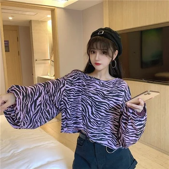 HOUZHOU Femei Sweetshirts Lantern Maneca Pulovere Harajuku Streetwear Femei coreeană Pop Plus Hip Hop Dimensiune Modul Femme Îmbrăcăminte
