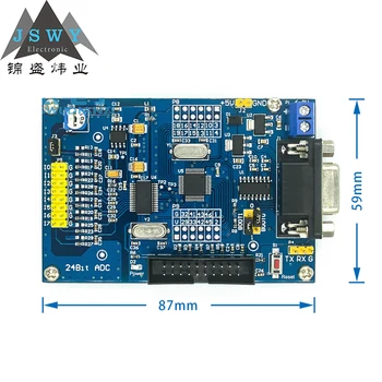 De înaltă precizie de module de achizitie de ADS1256+STM32F103C8T6 control industrial DIY arduino învățare bord 24-bit ADC alimentare