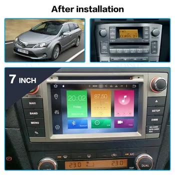 Pentru Toyota Avensis T27 2009-Android 10 Carplay Radio Player Auto Navigație GPS Unitate Cap Stereo al Mașinii WIFI DSP BT