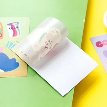 50 Foaie Kawaii Carte de Hârtie Autocolante de Desene animate Drăguț iepure urs Autocolant Decorativ Pentru jurnal Jurnal Album