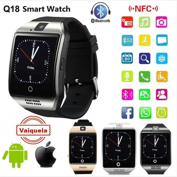 Ceasuri barbati ceas Inteligent Q18 Camera Bluetooth smartwatch 2021 SIM Card TF Femei Fitness Brățară pk amazfit neo gts gt08 A1 X6