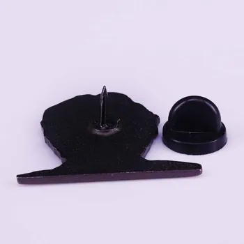 Dwight Schrute masca email pin ploios Wilson insigna Birou brosa groază cadou accesoriu perfect pentru pălărie jachete