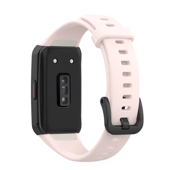 OOTDTY Înlocuire Sport Ceas Silicon Trupa Încheietura Curea Reglabilă Watchbands pentru Huawei Honor Band 6 Ceas Inteligent