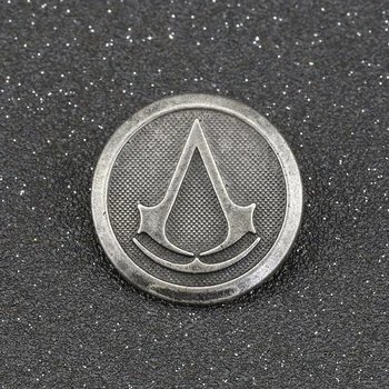 Valhalla Odyssey Broșă Pin Abstergo Cavalerii Templieri Master Eagle Logo-Ul Insigna Altair, Ezio Connor Desmond Miles Bijuterii En-Gros