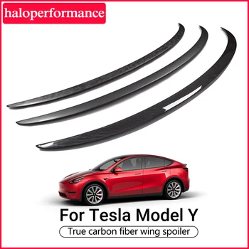 Modelul Y Masina Din Spate Portbagaj, Aripa, Spoiler Pentru Tesla Model Y Accesorii Spoiler Real Fibra De Carbon Pentru Tesla Model Y Spoiler 2020 2021