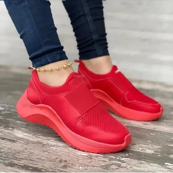 2021 Vara Femei Adidași Vulcanizat Pantofi Gol Solid Casual Doamnelor Pantofi De Alergare Usoare Ochiurilor De Plasă Respirabil De Sex Feminin Adidași