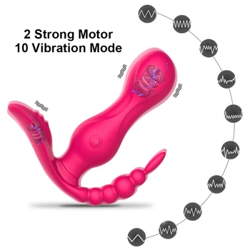 3 in 1 Wireless G Spot Control de la Distanță Vibrator pentru Femei Clitorisul Stimulator Portabil Chilotei Penis artificial Sex Erotic Jucarii Pentru Adulti