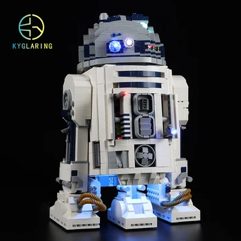 Kyglaring de Iluminat cu Led Set DIY Jucării pentru 75308 Stele R2-D2 Blocuri Wars