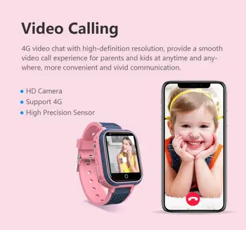 4G Smart Watch Camera de Copii GPS WIFI IP67 rezistent la apa Apel Video Monitor Tracker locul de Amplasare Telefonul Copilului Studenți Smartwatch