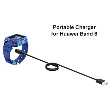 1m Cablu USB de Încărcare Cablu de Sârmă Portabil pentru Huawei Band 6/Ceas se Potrivesc Onoare Trupa 6/Ceas ES Incarcator Cradle Dock