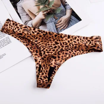 Noi O singură Bucată fără Sudură Tanga Sexy Femeie Secret Chilotei Leopard de Imprimare Alura Sexy Chilotei Nou T-shirt Femei Lenjerie Lenjerie de corp