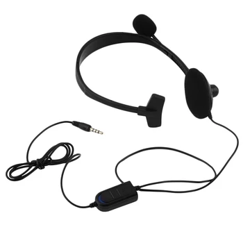 3.5 mm Singură Ureche cu Fir Gaming Headset Cu Microfon Hifi Stereo Bass Căști de Anulare a Zgomotului Căști Pentru PS4 Cu VOL Playstation