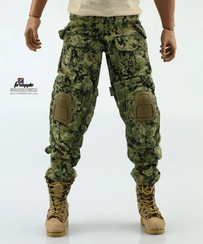 1/6 Scară Soldat US Navy SEAL Smarald Camuflaj GEN2 Luptă Pantaloni Model se Potrivesc 12