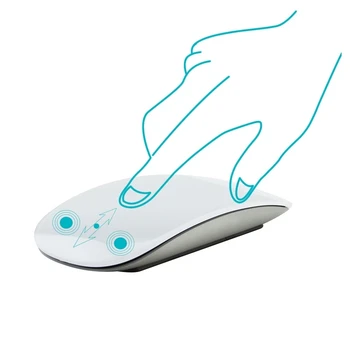 Bluetooth Wireless Arc Touch Magic Mouse-ul Ergonomic Ultra Subțire Reîncărcabilă Soareci Optic 1600 DPI Pentru Apple Macbook