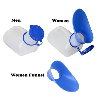 Unisex Plastic Pisoare Incontinenta Sticle Potrivit Pentru Persoanele În Vârstă Și Copiii Urină Dispozitiv Pâlnie De Sex Feminin De Călătorie Toaletă #20