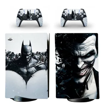 Joker PS5 Ediție Digitală Piele Autocolant Decal Acoperire pentru PlayStation 5 Console si 2 Controlere PS5 Piele Autocolant Vinil