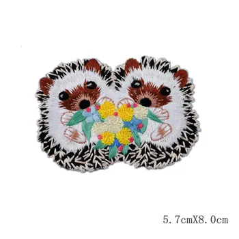 1 Buc iubitorii de Drăguț arici patch copilului îmbrăcăminte de Fier Pe Patch-uri de Animale minunate Aplicatiile Cămașă de Blugi Jachete DIY Decorare de Patch-uri