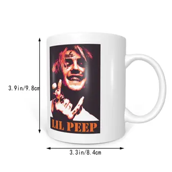 Lil Peep Tribut Lil Peep Cani Drăguț Cafea, Ceai, Lapte, Bere Cupa Cadouri Amuzante pentru Prieteni