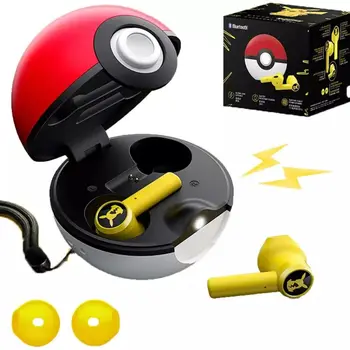 2021 Noi Poke-Mon Cască Bluetooth - Pikachu Bluetooth 5.0 in-Ear Cască de Control Tactil, Pokeball de Încărcare a Compartimentului de Proiectare