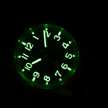 Baltany Minim Militare Ceas Omagiu W10 Rotund Vintage Propriul Meu Logo-ul Mini Unisex Curea NATO Nh35 Automată Ceasuri Retro