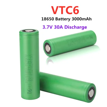 Original 3.7 v 18650 VTC6 3000mah Baterie Reîncărcabilă Litiu US18650VTC6 30A descărcarea de Gestiune pentru Lanterna Jucarii