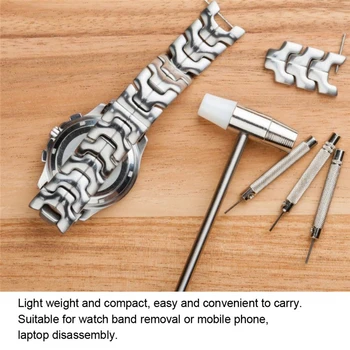 16Pc/set Ceas Demontare Kit de Reparare Trupa Link-ul de Demontare Mâinile Încărcător de Baterie Înlocuire Instrumente pentru Profesioniști Watchmak