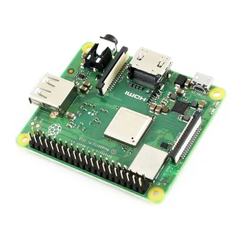 Raspberry Pi 3 Model A+, 1.4 GHz Pe 64-Bit ARM Cortex-A53 CPU, 512MB LPDDR2 SDRAM, Bluetooth 4.2/BLE