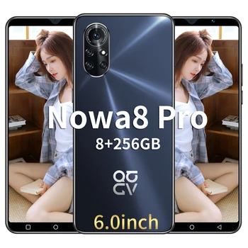 Versiune globală Huawe Nowa8 Pro Smartphone 6.0 Inch Ecran Complet Deca Core 6800mAh 12GB 512GB 4G de Rețea 5G 2021 Nou Telefon Mobil
