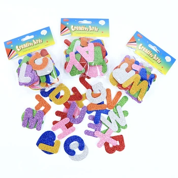 28pcs Spuma Autocolante alfabetul englez Auto-Adeziv EVA Autocolante Copii, Educație pentru Copii Jucării DIY pentru Meserii Arta de a Face Cadouri