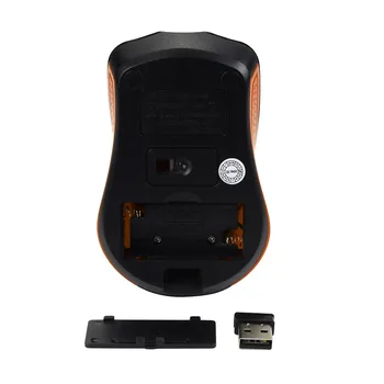 Portabil 2.4 GHz Wireless Mini Mouse-ul 1600DPI 4 Chei USB 2.0 Receptor Ergonomic Optical Gaming mouse Pentru PC, Laptop Gaming Mouse