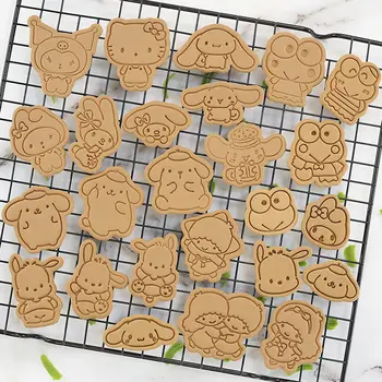 Matriță Pentru Copt Cookie-Cutter Iepure Pisica desen Animat Japonez Biscuit Mucegai de uz Casnic Drăguț 3d Stereo Apăsarea Biscuit Copt Instrument