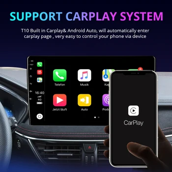2DIN Android 10 Radio Auto Multimedia Player Video Pentru Toyota Corolla Altis 2017-2019 GPS Serero Carplay 6G 128G IGO Nu 2din DVD