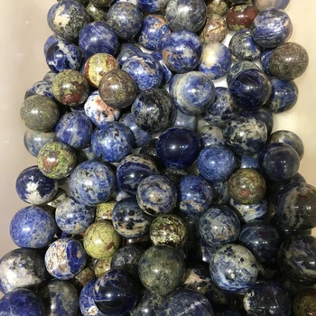 Naturale lasurite cuarț sfera lapis lazuli minge de cristal tipul de piatră prețioasă Piatră de vindecare Meserii decor Acasă 25mm