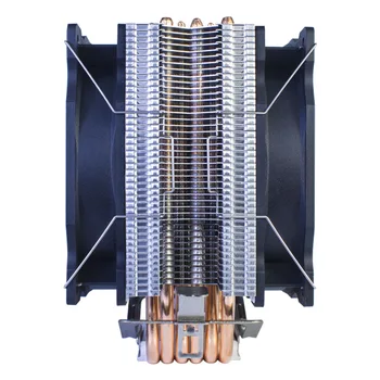 Coolangel Cooler CPU 6 Conducte de Căldură 120mm 4 Pin PWM RGB pentru Intel LGA 1200 1150 1151 1155 2011 AMD AM3 AM4 CPU Racire Ventilator PC Liniste.