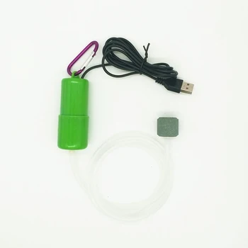 1W USB Acvariu Pompă de Oxigen Ultra-silențioasă Mini Aparatul de Oxigen Pompa de Aer cu Încărcător Pompă de Oxigen Rezervor de Pește Pescuit