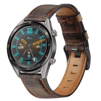 22mm trupa Ceas Curea din piele pentru Samsung Galaxy Watch 3 46mm buclă pentru huawei watch gt 2 WatchBand pentru xiaomi amazfit brățară